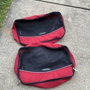 Protocol Red 2 Piece Packing Cubes